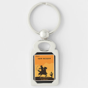 Reis New Mexico,  illustratie Sleutelhanger