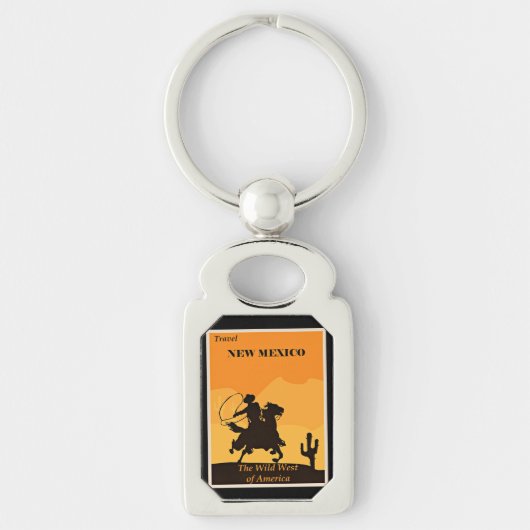 Reis New Mexico,  illustratie Sleutelhanger (Voorkant)