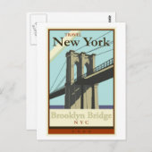 Reis New York Briefkaart (Voorkant / Achterkant)