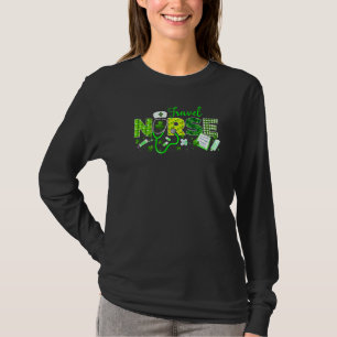Reis Nurse St. Patricks Day Love Stethoscoop Rn T-shirt