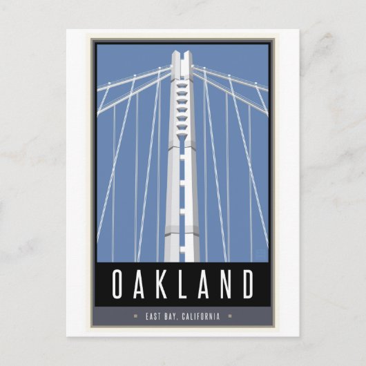 Reis Oakland Briefkaart (Voorkant)