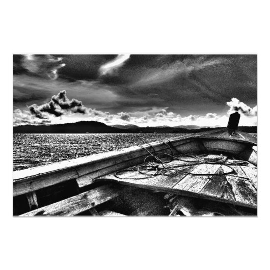 Reis op foto in Thailand Afdruk (Voorkant)