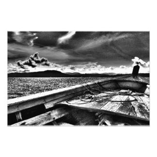 Reis op foto in Thailand Foto Afdruk