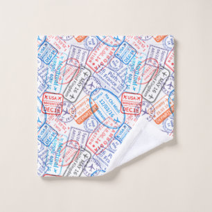 Reis pictogram bad handdoek