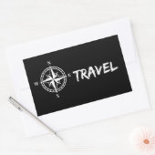 Reis Rechthoekige Sticker (Envelop)