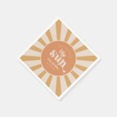 Reis rond de Sun Party servetten (Hoek)