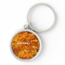 Reis sleutelhangers Gouden Oranje Bladeren Herfst