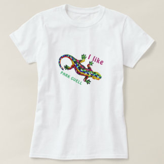 Reis T-shirt I Love PARK GUELL. cadeau tee