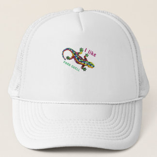 Reis T-shirt I Love PARK GUELL. cadeau tee Trucker Pet