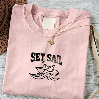 Reis T-shirt met vintage boot
