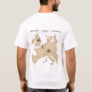 Reis T-Shirt Oude Rijke Europese Steden