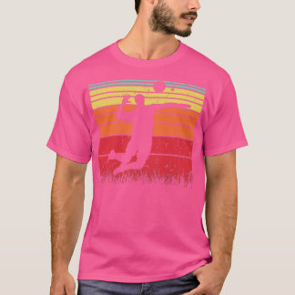 Reis terug in de tijd met strandvolleyball Retro S T-shirt