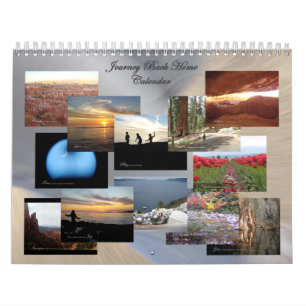 Reis terug Inspirerend wandkalender voor startpunt Kalender