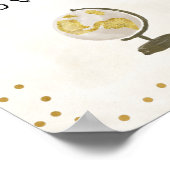 Reis thema Bruiloft feest teken Poster (Hoek)