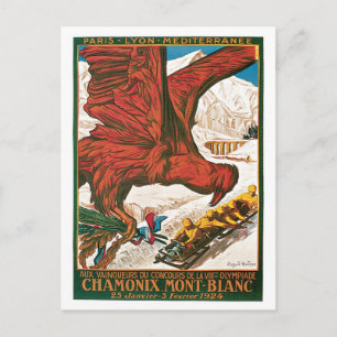  reis van Chamonix Mont-Blanc en Briefkaart