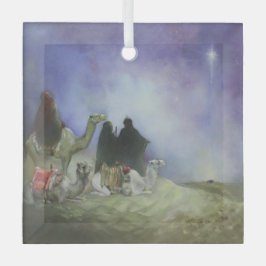 Reis van de Magi Glas Ornament