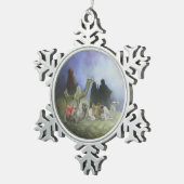 Reis van de Magi Tin Sneeuwvlok Ornament (Rechts)