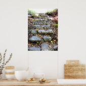 Reis van duizend mijlen poster (Keuken)