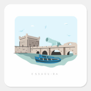 Reis van Essaouira marocco Sticker - Marokko