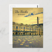 Reis van het  erfgoed van Rocks Sydney Briefkaart (Voorkant / Achterkant)