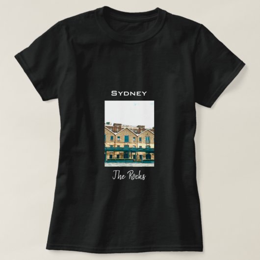 Reis van het  erfgoed van Rocks Sydney T-shirt (Design voorkant)