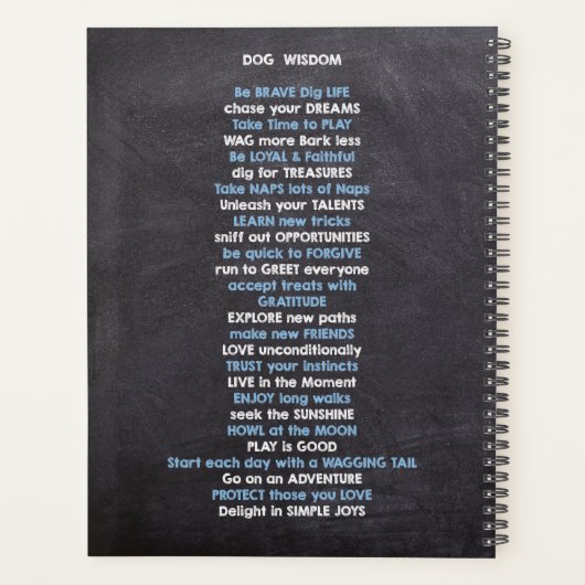 Reis van het leven met een hond planner (Achterkant)