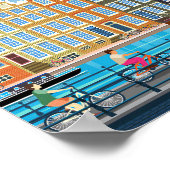 Reis van kunstreizen naar Amsterdam Poster (Hoek)