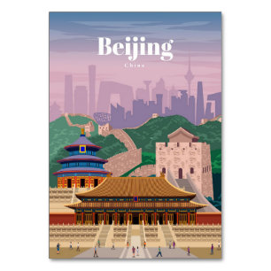 Reis van kunstreizen naar Beijing China Kaart