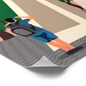 Reis van kunstreizen naar Brussel Poster (Hoek)