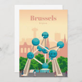 Reis van kunstreizen naar Brussel Programma (Voorkant / Achterkant)