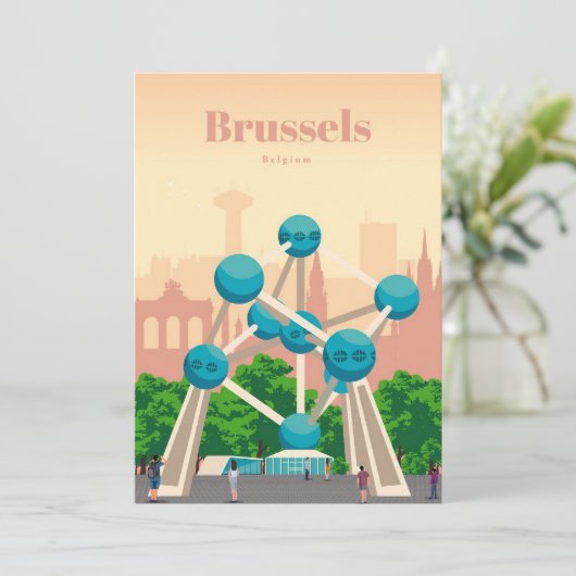 Reis van kunstreizen naar Brussel Programma (Staand voorkant)