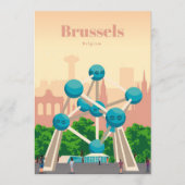 Reis van kunstreizen naar Brussel Programma (Voorkant)