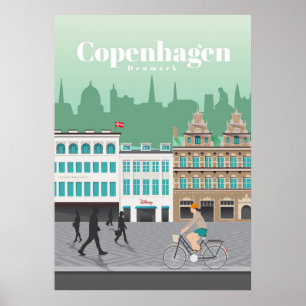 Reis van kunstreizen naar Kopenhagen Poster