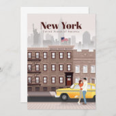 Reis van kunstreizen naar New York City Programma (Voorkant / Achterkant)