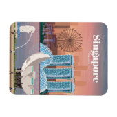 Reis van kunstreizen naar Singapore Magneet (Horizontaal)