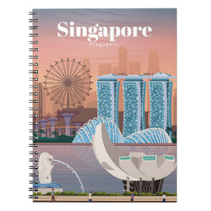 Reis van kunstreizen naar Singapore Notitieboek