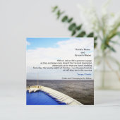 Reis van Liefde | Cruise Schip/Bestemming Trouwen Kaart (Staand voorkant)