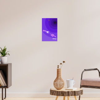 Reis van metaal poster