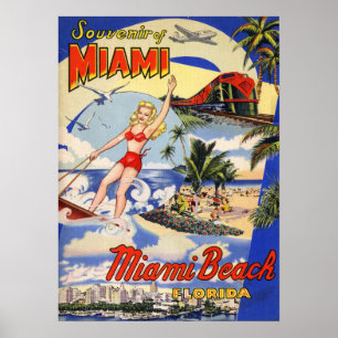  reis van Miami Beach Florida Poster