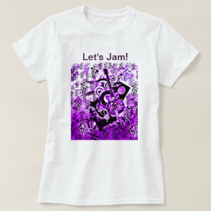 Reis van muziek, Rocks Paars_ T-shirt