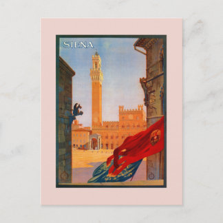 reis van Siena Italiaans adverteren Briefkaart