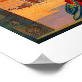  reis van Siena Italiaans adverteren Poster (Hoek)