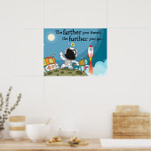 Reis verder, ga verder Poster (Keuken)