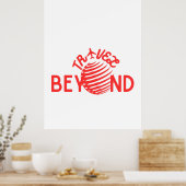 Reis verder poster (Keuken)