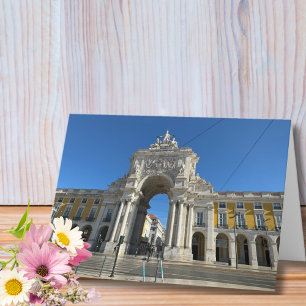Reis Verjaardag Lissabon Portugal Leuk Foto  Kaart