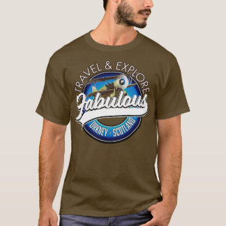 reis verkennen fabelachtige Orkney Schotland T-shirt