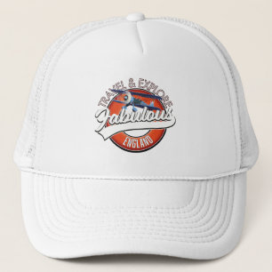 Reis verkenning prachtig Engeland logo Trucker Pet