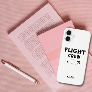 Reis vlucht bemanning vliegtuig vliegen modern vak iPhone 16 plus hoesje