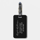 Reis, wander, ervaring - bagagelabel (Achterkant verticaal)