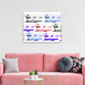 Reisaanhangwagen canvas afdruk (Insitu (Woonkamer))